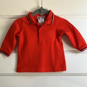 *LIKE NEW* Jacadi long-sleeved polo 6M/67cm
